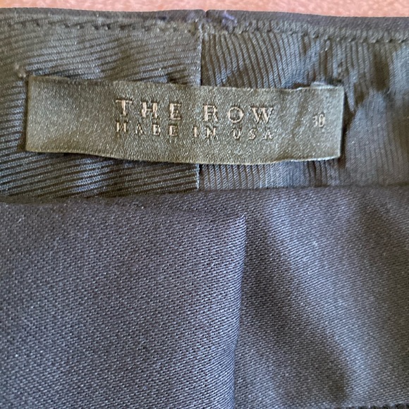 The Row Pants - The Row navy lightweight wool slacks